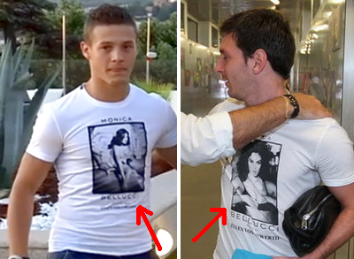 "Piticul porno" da ora exacta in moda din Spania! Messi s-a imbracat LA FEL ca Torje: vezi cu ce tricou a venit la vizita medicala! SUPER FOTO_2