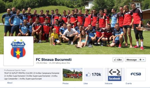 Steaua a RUPT Facebook-ul! Recordul INCREDIBIL care UMILESTE Dinamo, Rapid si CFR! Cele mai tari echipe din Romania pe Facebook_1