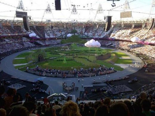 FOTO Ceremonie IMPRESIONANTA la Jocurile Olimpice! Un SAT intreg se muta pe stadion! Cum arata REGIA de 35 de milioane:_14