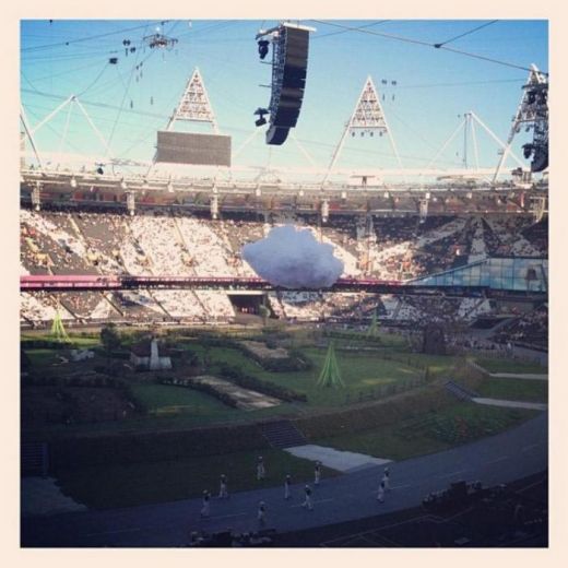FOTO Ceremonie IMPRESIONANTA la Jocurile Olimpice! Un SAT intreg se muta pe stadion! Cum arata REGIA de 35 de milioane:_15