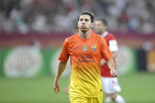 Lionel Messi Andrei Cristea Barcelona Dinamo