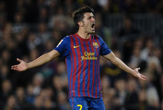 Barca 5-1 Real Sociedad! Villa revine cu GOL! Vezi ce a avut scris pe tricou! Messi a reusit dubla, Tito ii face cu manita lui Mou: VIDEO_5
