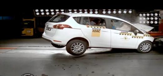 Ford B-Max crash teste Rezultate Euro NCAP siguranta stele