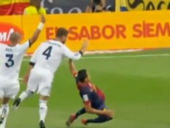 
	&#39;Hai, ba, da-ne penalty!&#39; O vedeta de la Barcelona s-a facut de ras cu o simulare JENANTA! Mourinho a lesinat de ras cand a vazut cum CERSESTE penalty
