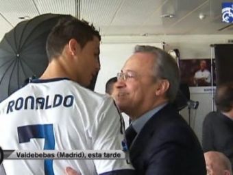 VIDEO Ronaldo i-a dat IGNORE lui Florentino Perez! Pe Mourinho l-a iertat! Imagini de la fotografia OFICIALA a Realului: