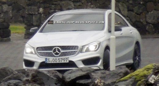 FOTO Secretul Mercedes a fost DESCOPERIT! Nemtii lanseaza o noua limuzina SPORT! Vezi primele imagini de la teste:_1