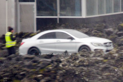 FOTO Secretul Mercedes a fost DESCOPERIT! Nemtii lanseaza o noua limuzina SPORT! Vezi primele imagini de la teste:_4