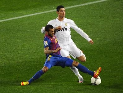 Camp Nou Barcelona Cristiano Ronaldo Dani Alves Real Madrid