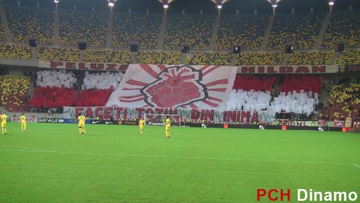 Dinamovistii au afisat coregrafia INTERZISA pe National Arena: "Faceti totul din inima" Mesajul care le da de gandit stelistilor: FOTO_1