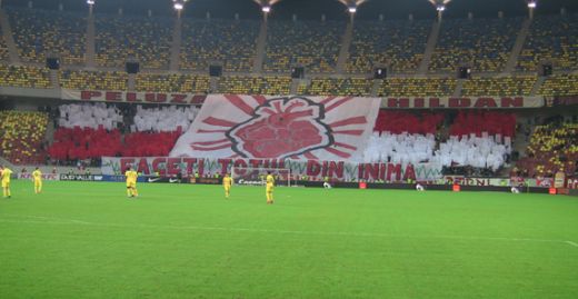 Dinamovistii au afisat coregrafia INTERZISA pe National Arena: "Faceti totul din inima" Mesajul care le da de gandit stelistilor: FOTO_3