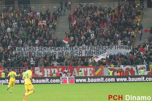 Dinamovistii au afisat coregrafia INTERZISA pe National Arena: "Faceti totul din inima" Mesajul care le da de gandit stelistilor: FOTO_4
