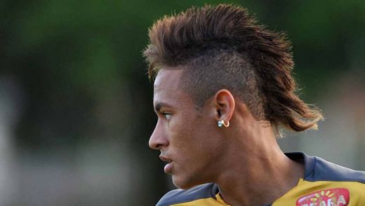 Neymar da Silva David Beckham santos
