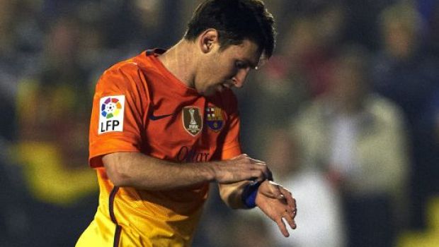 
	FOTO Mesajul SECRET al lui Messi cu Levante! Ce mesaj a purtat pe mana stanga:
