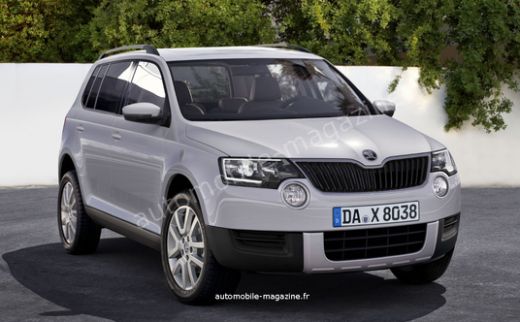 FOTO Skoda lanseaza rival pentru Duster! Cum arata noul Polar, SUV programat pentru 2015:_2