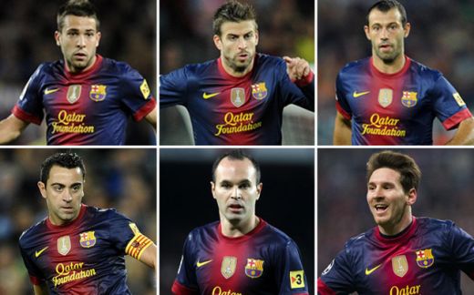 Barcelona Echipa anului 2012