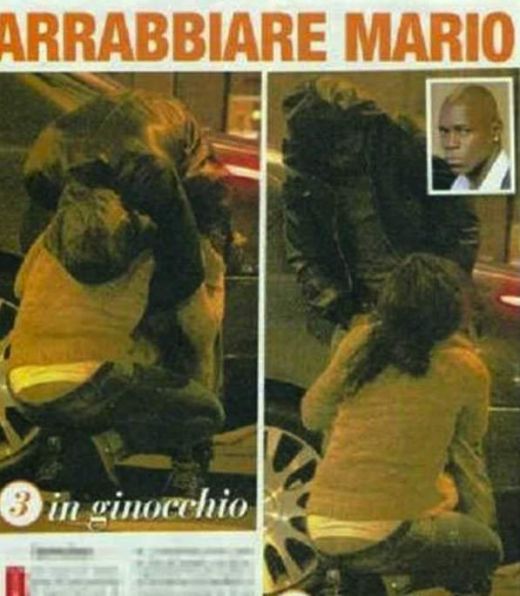 FOTO Scene INCREDIBILE intre sora lui Balotelli si Obafemi Martins! Cei doi au fost surprinsi in ipostaze INDECENTE pe strada!_1