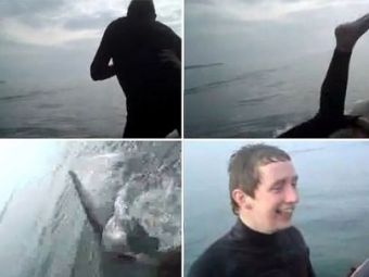 
	VIDEO Cea mai PROASTA gluma din istorie! Si-au aruncat prietenul in apa in fata unui RECHIN! Ce a urmat:
