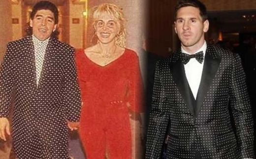 FOTO Mesajul ASCUNS din costumul lui Messi! Cine e omul care l-a inspirat sa se imbrace ca un BOSS la gala in care a scris istorie!_2