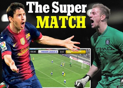 Meciul SECOLULUI a fost simulat de Daily Mail! Cea mai tare echipa din lume vs starurile din Premier League! Messi a ratat un penalty! Vezi toate fazele meciului :)_6