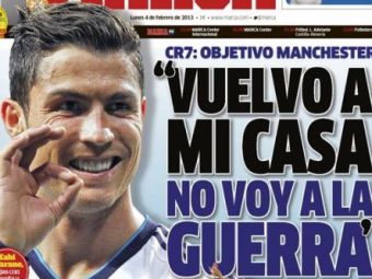 
	Declaratia care le da FIORI fanilor de la Madrid! Cristiano Ronaldo: &quot;Manchester e casa mea! Abia astept sa ma intorc!&quot;
