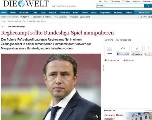 Presa din Europa scrie despre trecutul lui Reghecampf in Bundesliga: "Ar fi acceptat bani pentru un blat cu Bayern Munchen!" Ce scriu publicatiile de afara:_1