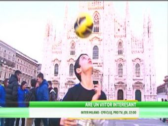 
	CFR are un talisman norocos la meciul cu Inter! Un pusti de 13 ani joaca pentru Inter si va fi copil de mingi pe Giuseppe Meazza! Povestea lui:

