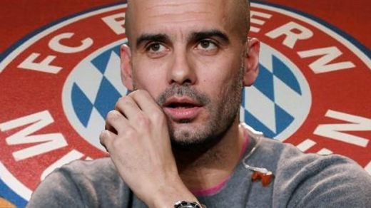Bayern Munchen Mario Gomez Pep Guardiola Robert Lewandowski