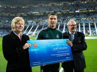 
	Gest de 100.000 de euro facut de Ronaldo! Organizatorii l-au rugat, el a acceptat pe loc! Milioane de oameni ii sunt recunoscatori!

