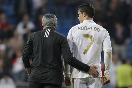 Cristiano Ronaldo Jose Mourinho Real Madrid