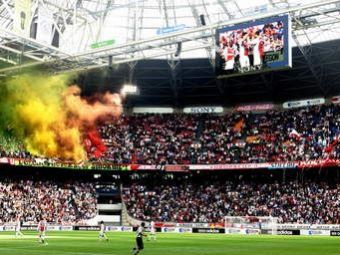 
	Cu cine joaca Steaua! Momentele cand la Ajax s-a &#39;cantat&#39; istoria! Steaua poate visa la o asemenea atmosfera! Ce s-a intamplat pe stadion! VIDEO:
