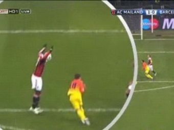 
	DOVADA asteptata de fanii Milanului! N-a fost hent la golul marcat de Boateng! Catalanii nu au motive sa protesteze!
