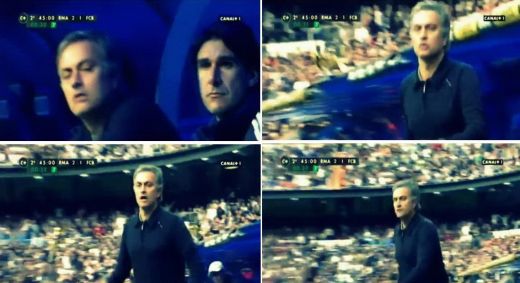 VIDEO: Momentul care a declansat un scandal MONSTRU dupa Real - Barca! Mourinho se ridica de pe banca si il injura pe Dani Alves: "Filho de puta, filho de puta"_4