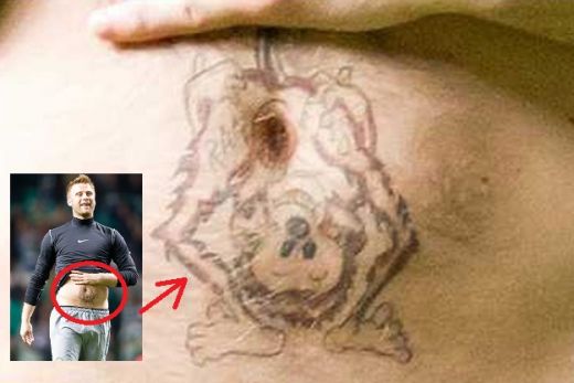 10 fotbalisti cu tatuaje PENIBILE: Un portar isi blesteama zilele pentru ideea asta! Un stelist reprezinta Romania in topul rusinii: FOTO_2