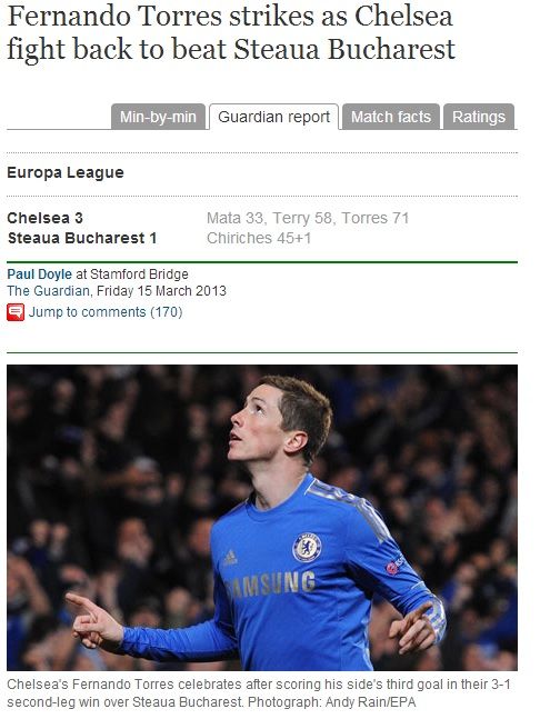 LIVE BLOG de la Londra | Guardian: "Fotbalul este CIUDAT cateodata" Calificarea lui Chelsea i-a socat si pe englezi. Combinatia care a castigat meciul:_83