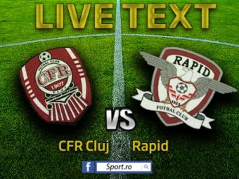 
	CFR Cluj 0-0 Rapid! Derby-ul &#39;Rotilor de tren&#39; a scartait a FALIMENT in Gruia! Meci de zero la zero la toate capitolele!
