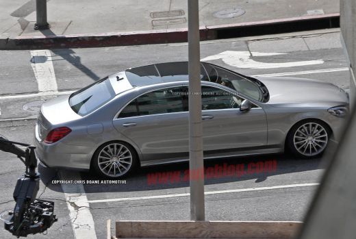 FOTO Noua limuzina de la Mercedes a fost pozata fara camuflaj! S-Classe apare in 2014! UPDATE: Au aparut primele imagini oficiale cu interiorul:_8