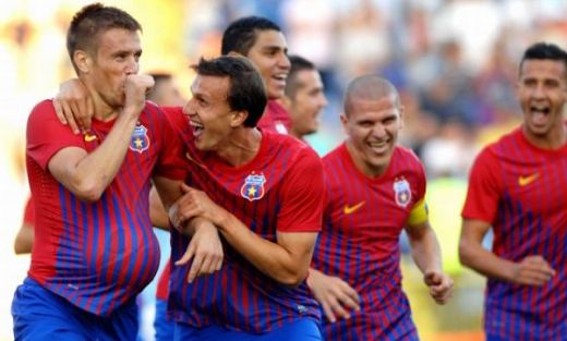 Steaua AC Milan Laurentiu Reghecampf Liga 1 ros-albastri