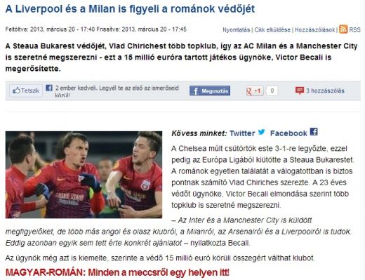 Maghiarii au INGHETAT cand au aflat asta! Un jucator BIJUTERIE pleaca de la Steaua pe 15 milioane: "Inter, City, Arsenal si Liverpoool il vor!"_2