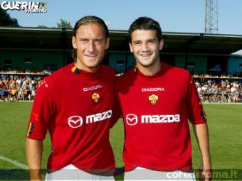 20 de ani de LEGENDA! Mesajul lui Chivu pentru Totti: &quot;Mare om, mare prieten!&quot; Cea mai DURA amintire dintre cei doi: