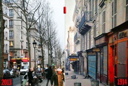 Parisul seicilor versus Parisul atacat de nemti in vara lui 1914: “Incredibil, era mai frumos sub transee!” Cea mai controversata poza a zilei, frange inimi pe Facebook:_7