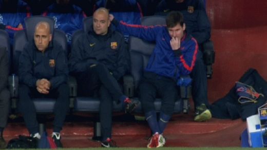 Messi s-a enervat pe banca de rezerve! Faza care l-a facut sa gesticuleze catre arbitri! Cum a fost surprins Messi de camere:_3