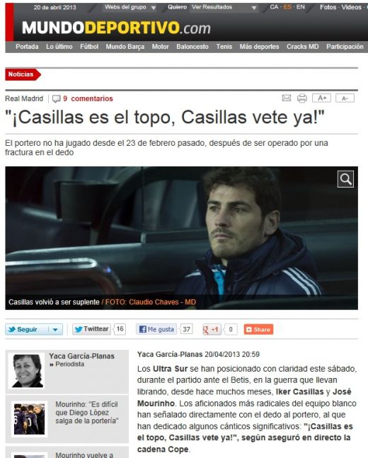 SOC pe Bernabeu! Gest MONSTRUOS in fata lui Casillas! Ce a patit simbolul Realului_2