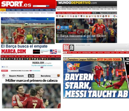 "GIGANTII! Bayern o umileste pe Barcelona!" Nemtii exulta dupa Bayern 4-0 Barcelona! Reactia presei dupa MACELUL din semifinale:_3