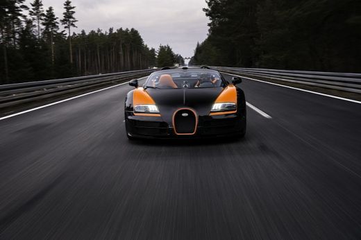 Bugatti Veyron Grand Sport Vitesse WRC cea mai rapida masina din lume record mondial