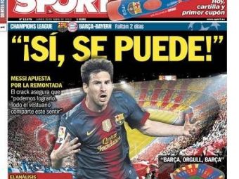 &quot;DA, SE POATE!&quot; Messi, gata de cea mai mare REVENIRE din istoria fotbalului! Catalanii pregatesc SHOW mare cu Bayern