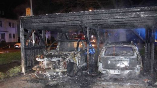 
	Momente de groaza noaptea trecuta pentru un jucator de la Bayer: si-a gasit masina incendiata in fata casei! FOTO
