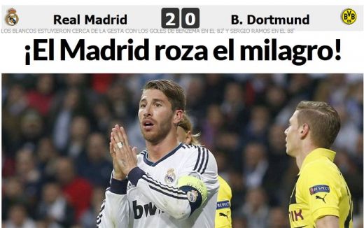 Reactiile PRESEI din Spania si Germania dupa Real 2-0 Dortmund! Meciul in care 'a lipsit MINUNEA!'_2