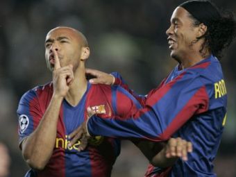 
	Talentul nu se pierde NICIODATA: Ronaldinho si Henry sunt FABULOSI la 33 si 35 de ani: dribling genial si gol senzational din foarfeca! Care executie e mai tare?
