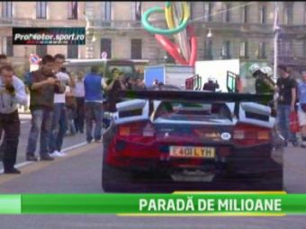 Cea mai LUXOASA parada auto din istorie! 350 de Lamborghini de 70 de mil de euro au umplut soseaua! VIDEO