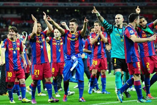 Barcelona Barca campioni Primera Division Spania